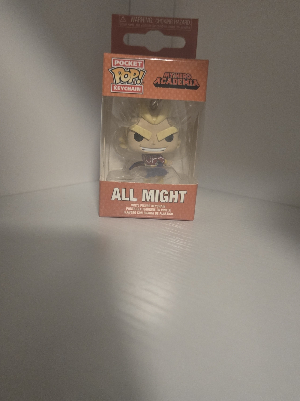 Funko Pocket Pop! All Might Keychain - Yellow, Blue